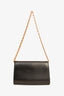 Louis Vuitton Black Leather LV 'Louise' GM Shoulder Bag