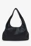 The Row Black Leather Medium Everyday Shoulder Bag