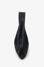 The Row Black Leather Medium Everyday Shoulder Bag