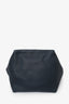 The Row Dark Grey Leather XL Park Tote Bag With Pouch