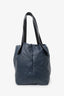 Proenza Schouler Navy Leather Puffy Napa Tote Bag