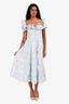 House of CB Blue Floral Tallulah Midi Dress Size XS