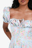 House of CB Blue Floral Tallulah Midi Dress Size XS