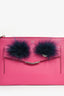 Fendi Fuchsia Monster Feather Crossbody Bag