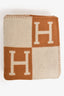 Hermès Brown Wool/Cashmere Avalon Throw Blanket