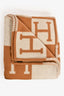 Hermès Brown Wool/Cashmere Avalon Throw Blanket