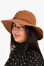 Hermès Brown Rabbit Hair Hat
