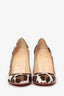 Christian Louboutin Leopard Print Calf Hair Fifi Pumps Size 35.5