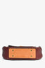 Louis Vuitton 2012 Burgundy/Brown Leather Monogram Eden MM Crossbody