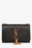 Saint Laurent 2014 Black Leather Kate Tassel Chain Small Crossbody