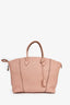 Louis Vuitton 2014 Pink Leather 'Lockit MM' Top Handle with Strap