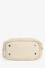 Louis Vuitton Beige Leather Monogram 'Mahina Hobo' Shoulder Bag