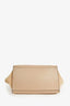 Celine Taupe Leather/Beige Suede Small Trapeze Bag with Strap