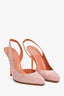Gucci Pink/Crystal Pointed Toe Pumps Size 35.5