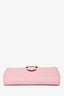 Hermès 2022 Pink Epsom Leather Bearn Cardholder