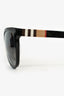 Burberry Black Acrylic Novacheck Detail Sunglasses