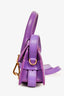 Jacquemus Purple Leather Le Chiquito Montagne Mini Top Handle