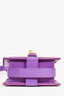 Jacquemus Purple Leather Le Chiquito Montagne Mini Top Handle