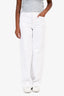 GRLFRND White Denim Wide Leg Jeans Size 24