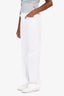 GRLFRND White Denim Wide Leg Jeans Size 24