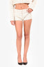 Majorelle White Tweed Cropped Jacket + Shorts 'Tammy' Set Size XS