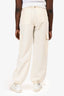 No. 6 Store Cream Cargo Pants Size M