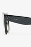 Celine Black Acrylic Frame Round Sunglasses