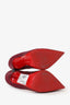 Christian Louboutin Red Glitter So Kate Dragonfly 120 Pumps Size 36