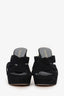 Stuart Weitzman Black Suede Pearl Embellished Sandals Size 7