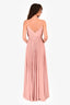 Jenny Yoo Pink Pleated 'Kimi' Maxi Dress Size 4