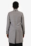 Brunello Cucinelli Grey/Beige Double Layer Detachable Trench Coat Size 44
