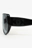 Pre-Loved Chanel™ 2024 Black Oversized CC Aviator Sunglasses