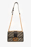 Christian Dior 2023 Navy Leather/Oblique 30 Montaigne Chain Bag