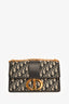 Christian Dior 2023 Navy Leather/Oblique 30 Montaigne Chain Bag