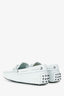 Tod's Light Blue Suede Gommino Bubble Loafers Size 40.5