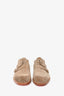 Christian Louboutin Brown Suede Leather Buckle Detail Lace Up Shoes Size 42 Mens