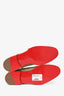 Christian Louboutin Brown Suede Leather Buckle Detail Lace Up Shoes Size 42 Mens