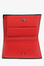 Christian Louboutin Brown/Green Patent Leather Studded Bifold Wallet