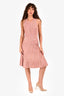 Sandro Pink Knit Sparkly Sleeveless Dress Size 36