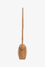 Saint Laurent Beige Quilted Chevron Leather 'Lou' Crossbody Bag