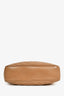 Saint Laurent Beige Quilted Chevron Leather 'Lou' Crossbody Bag