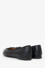 Pre-Loved Chanel™ Black Lambskin Cap Toe CC Flat Size 37