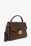 Louis Vuitton 2019 Damier Ebene Croisette Top Handle With Strap