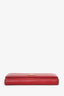 Gucci Red Leather GG Marmont Long Wallet 'As Is'
