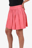 Red Valentino Pleated Mini Skirt Size 40