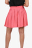 Red Valentino Pleated Mini Skirt Size 40