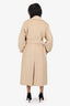 MaxMara Beige Camel Belted Coat Size 14