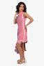PH5 Pink/Blue Robe Sans Manches Ondulée Lydia Dress Size M