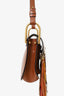 Chloé Brown/Multicolour Hudson Fringe Crossbody Bag