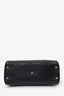 Gucci Black Leather Matelasse Marmont Top Handle Bag With Strap